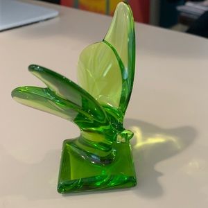 Baccarat lucky green butterfly